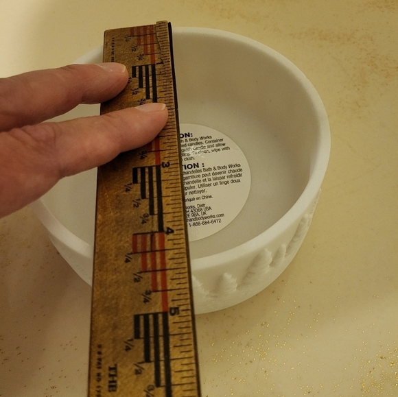 Bath and Body Works winter scene candle holder 14.5 oz jar or smaller - Picture 6 of 7